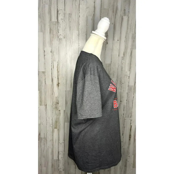 NWT Washington Nationals Men's Large Charcoal Gray Baseball T-Shirt Short Sleeve - Picture 3 of 5